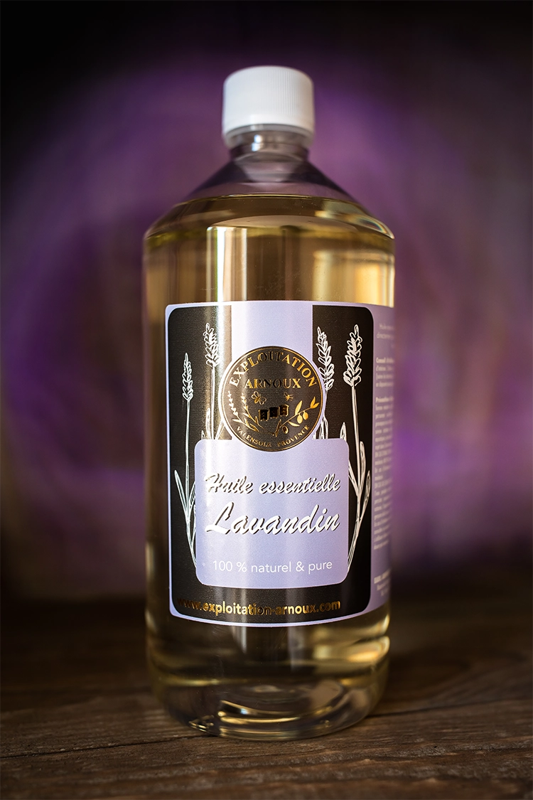 Huile essentielle de lavandin 1 l - bouteille en plastique